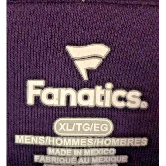 Fanatics Phoenix Suns Hoodie Pullover Sweatshirt Pockets Mens Size XL Purple - Picture 7 of 8